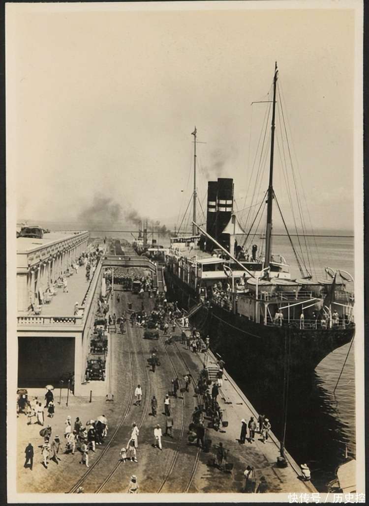 老照片：1925年的大连城城里重要建筑都是外国风格